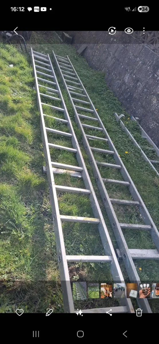 25 foot extendable ladder - Image 2