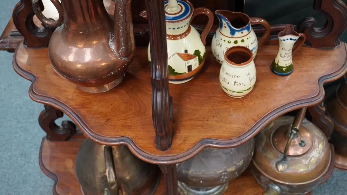 Antique Victorian Whatnot Etagere - Image 2