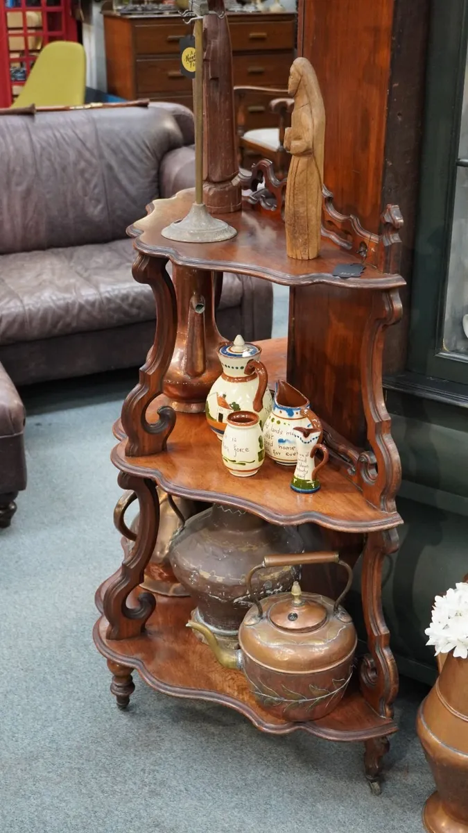 Antique Victorian Whatnot Etagere - Image 3
