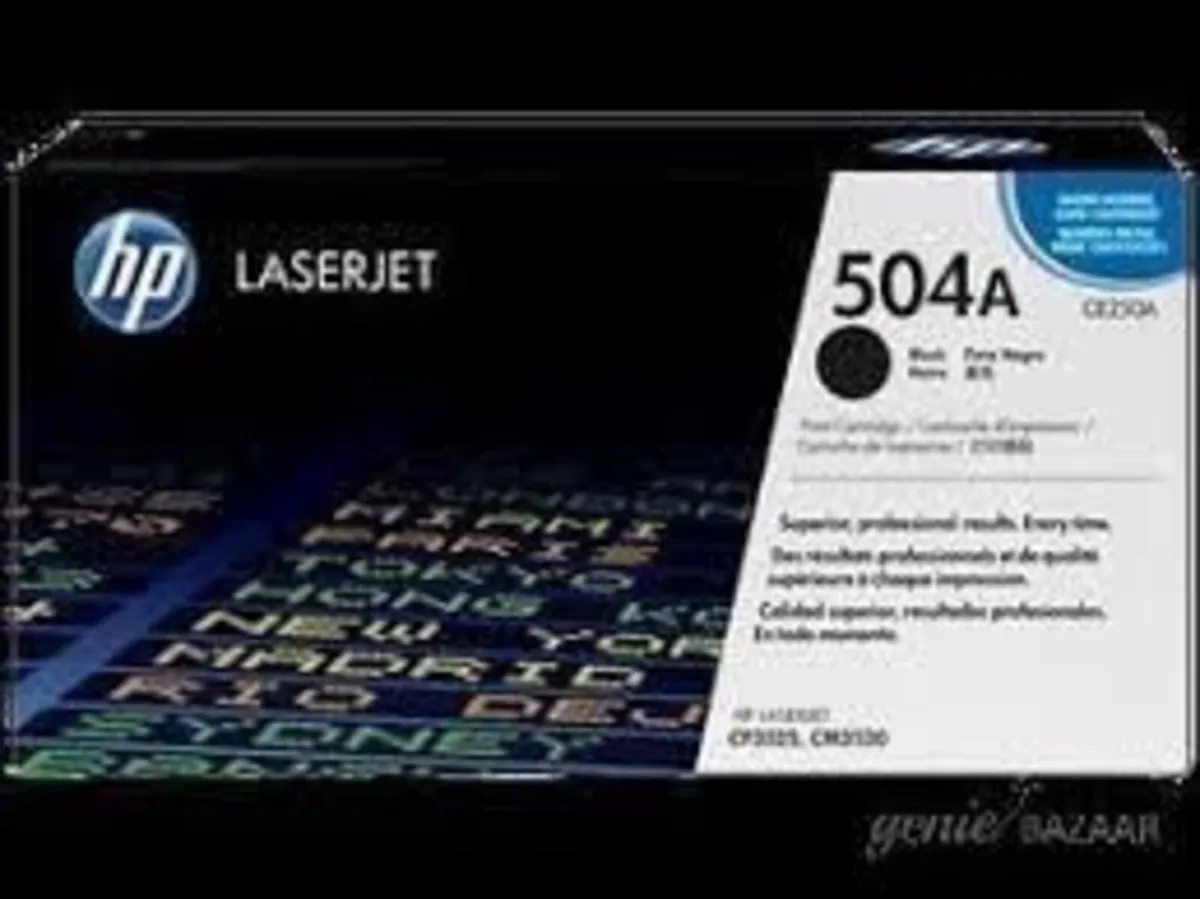 504A Black LaserJet Toner Cartridge CE250A