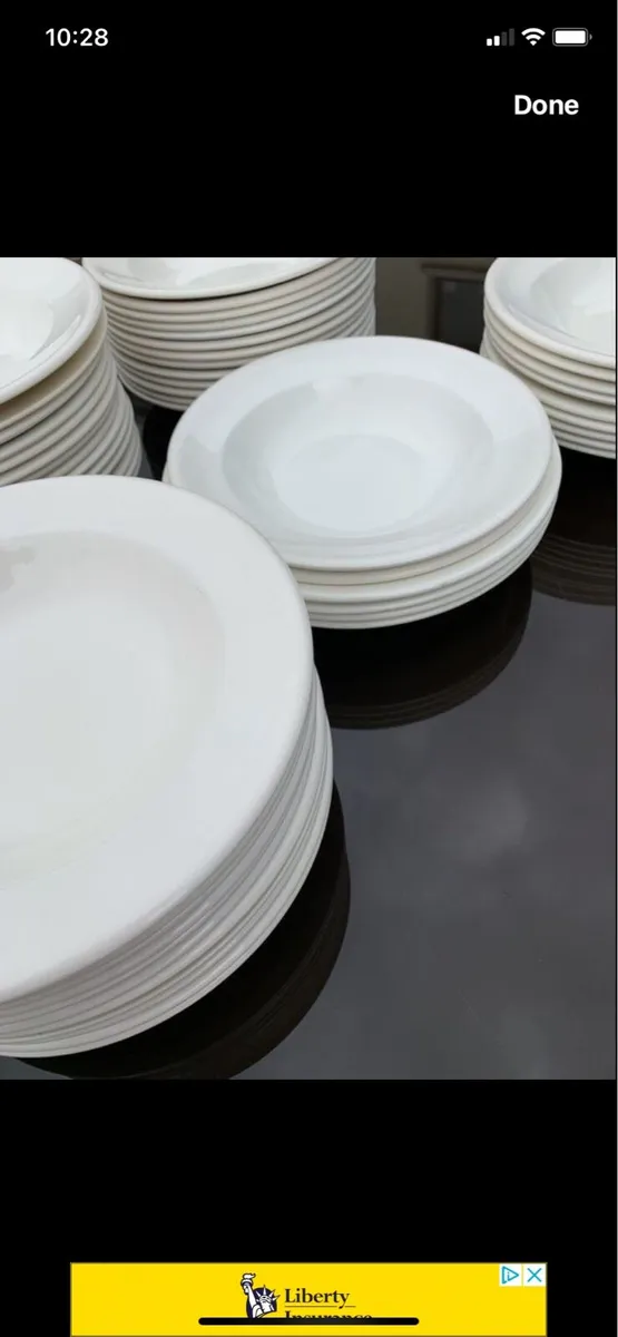 White soup / salad/ curry plates - Image 4