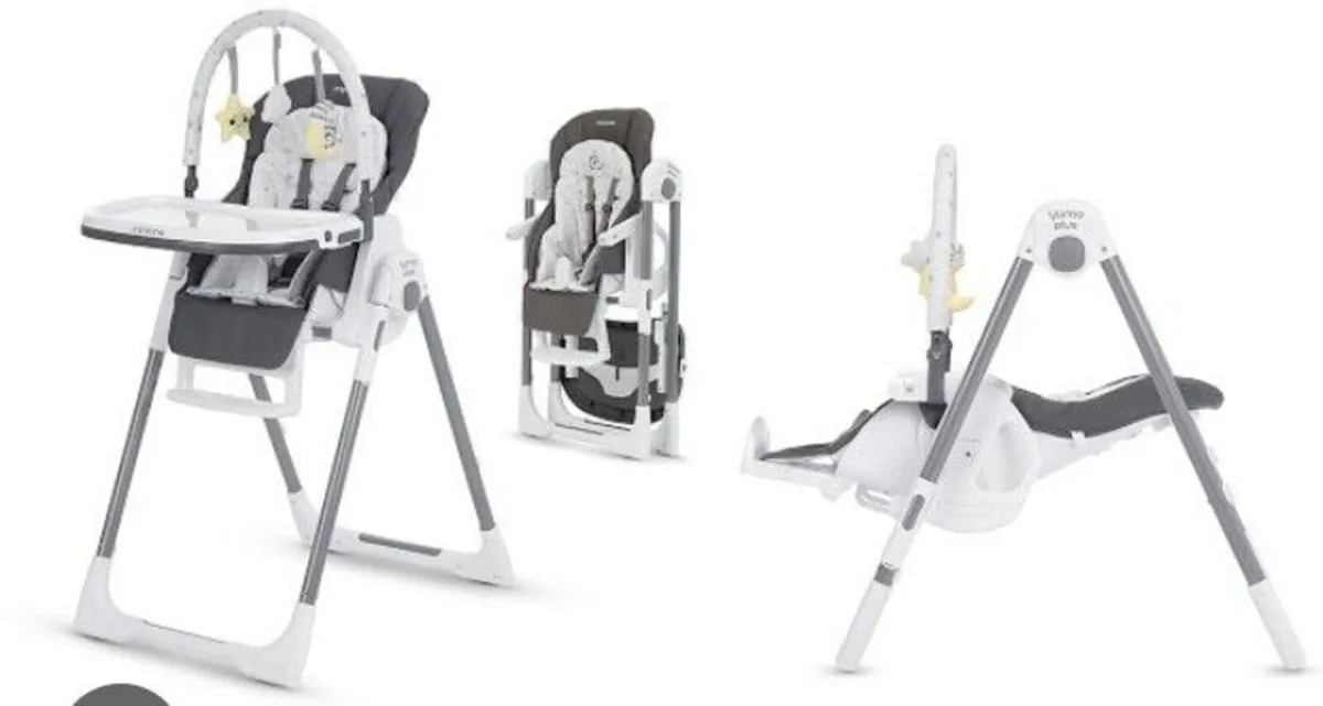 Miniuno Yumo Plus2 2-in-1 Highchair Mini Stars - Image 2