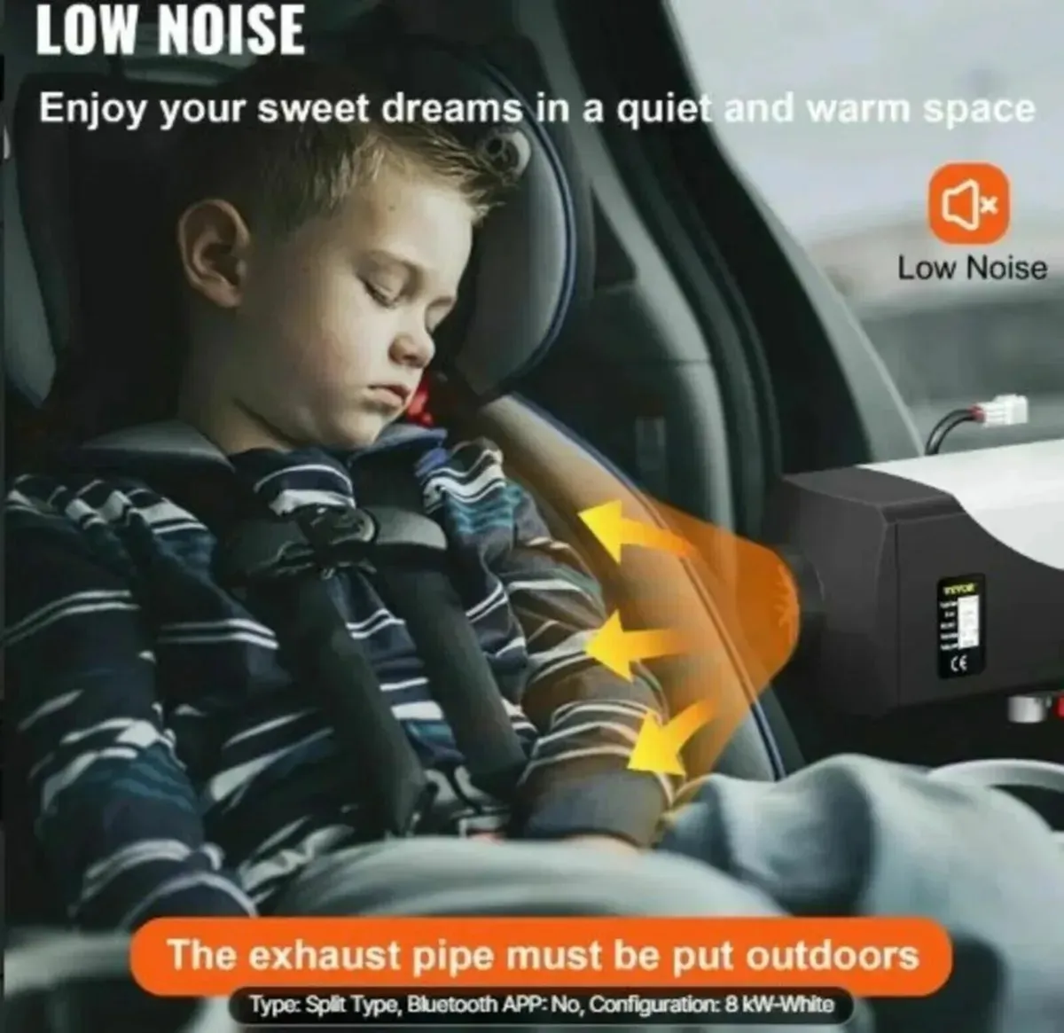 12V Diesel Air Parking Heater 3/5KW For Car Truck - Image 4