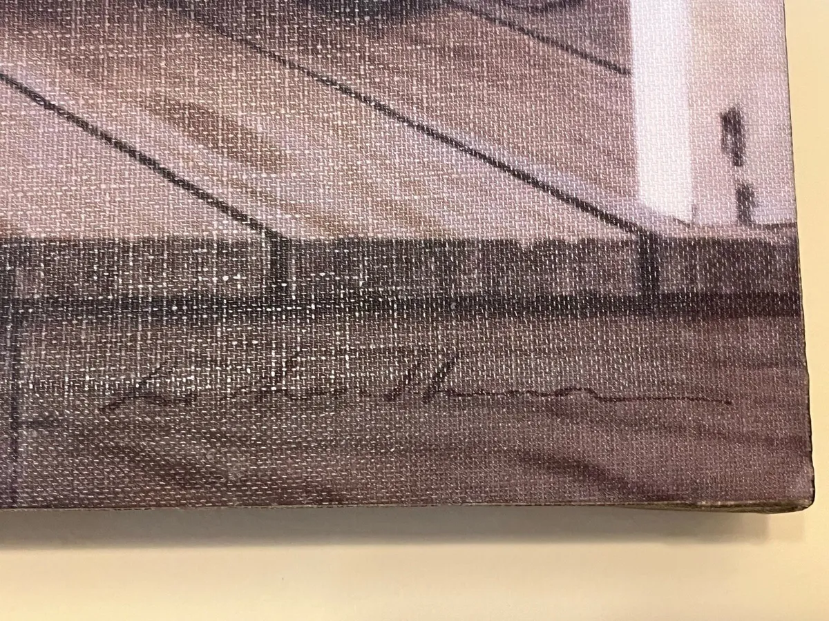 NEW Signed Print on Canvas - Image 3