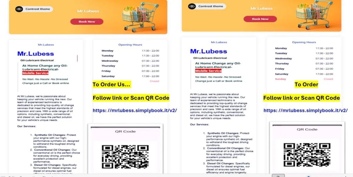 Mr.Lubess Oil & Lubs -Electrical  -Mobile Service - Image 1