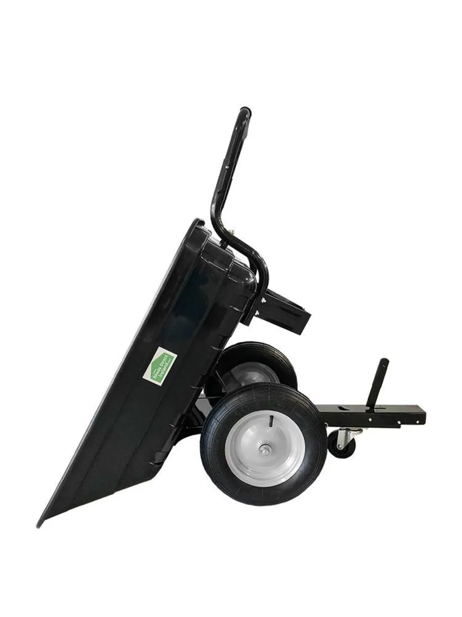 SALE BLACK 350L Tipping Garden Cart - Image 3