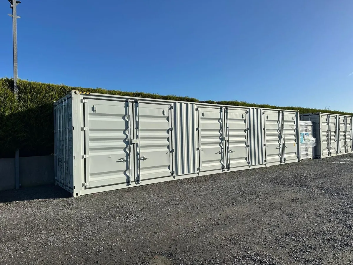 3 Door Open Side 40FT High Cube Shipping Container - Image 1