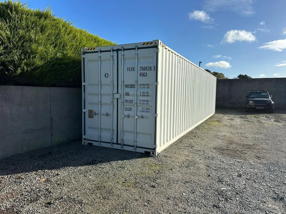 3 Door Open Side 40FT High Cube Shipping Container - Image 3