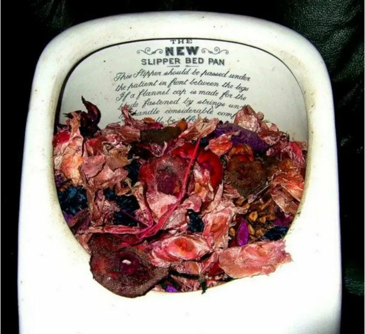 Authentic Vintage Bedpan - Image 1