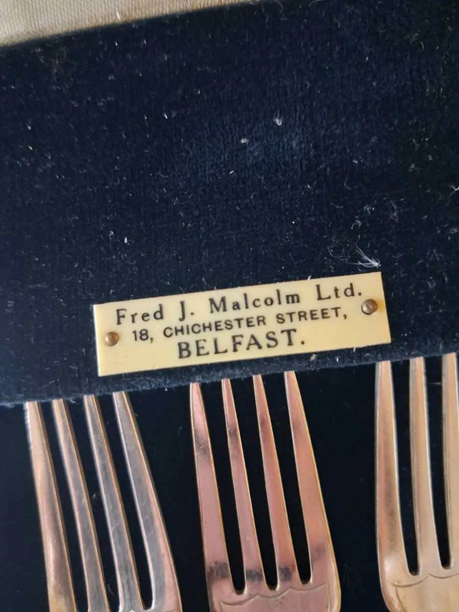 Sterling silver cutlery set - Image 3