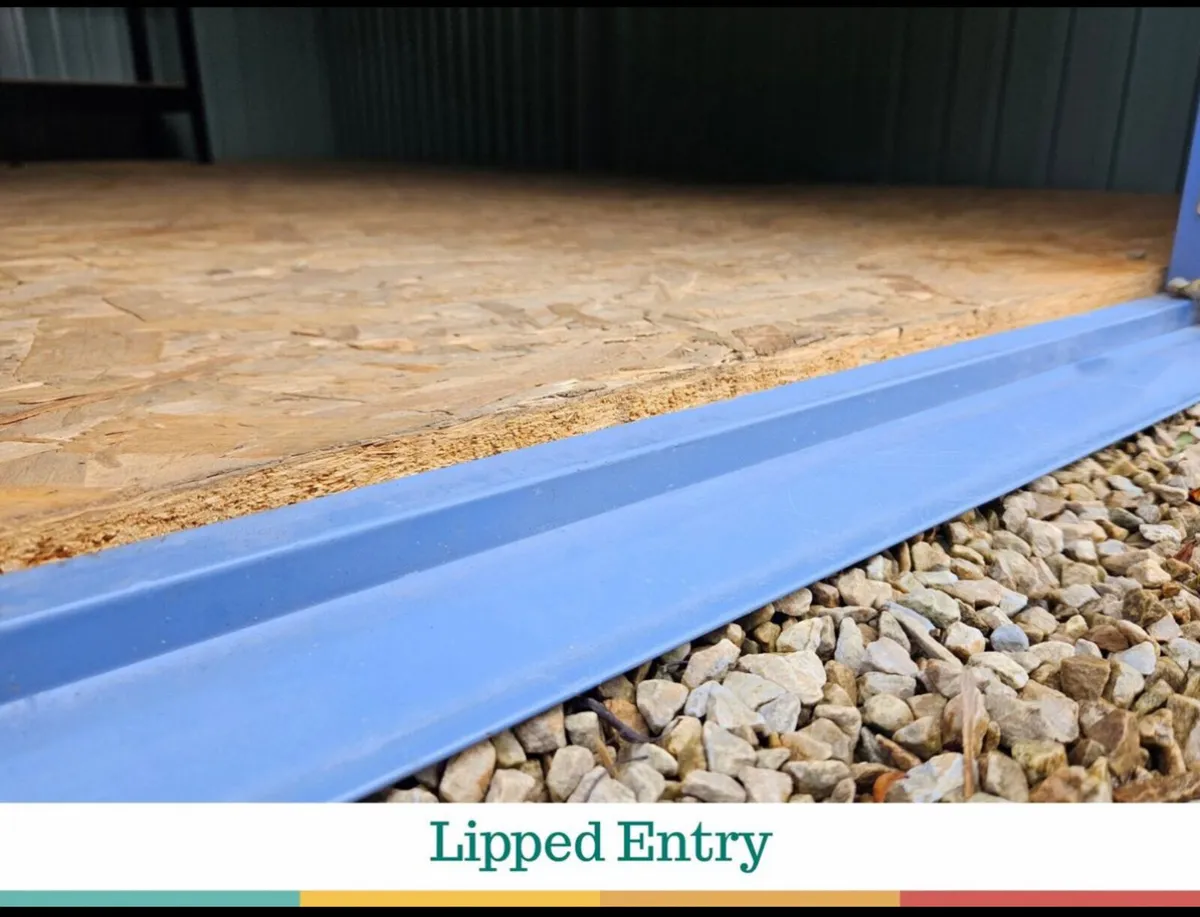 Metal 10x11FT Blue Garden Shed - Image 4