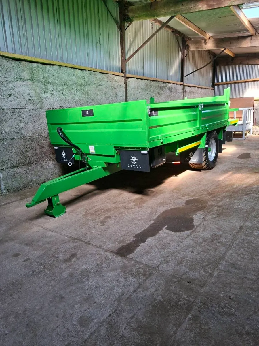 Pinnacle Fabrication 14x8 Tipping Trailer - Image 1