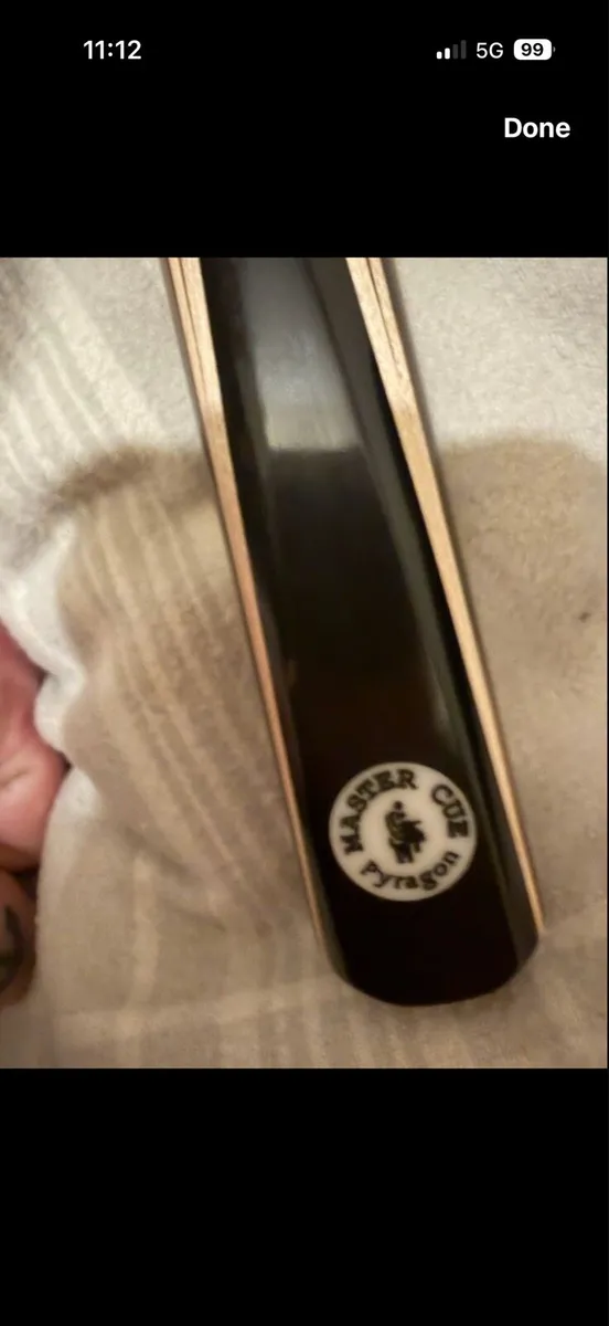 Custom handmade Mastercue with case & extensions - Image 1