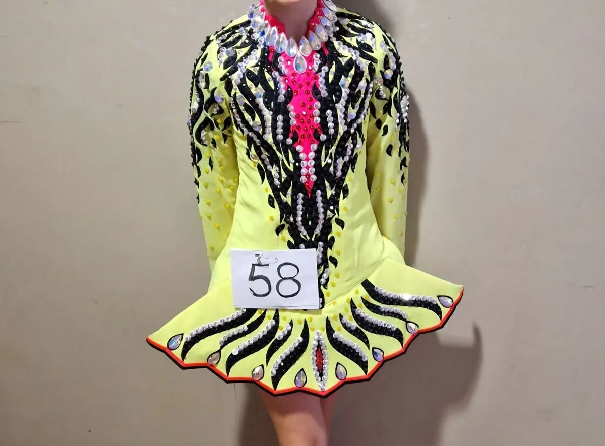 Irish Dancing Dress John Carey Suit 10-12 Yrs - Image 1