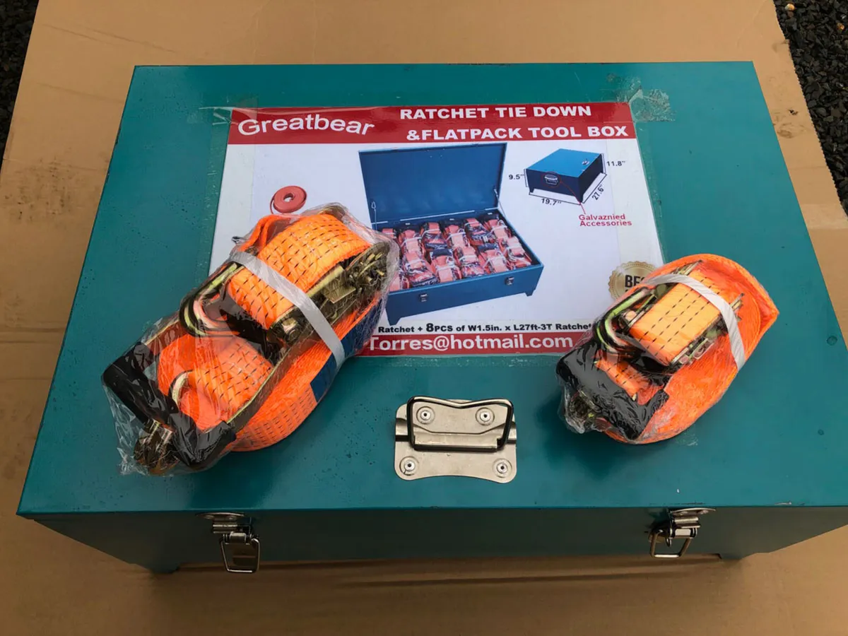 New Ratchet Strap Set **Online Auction** - Image 1