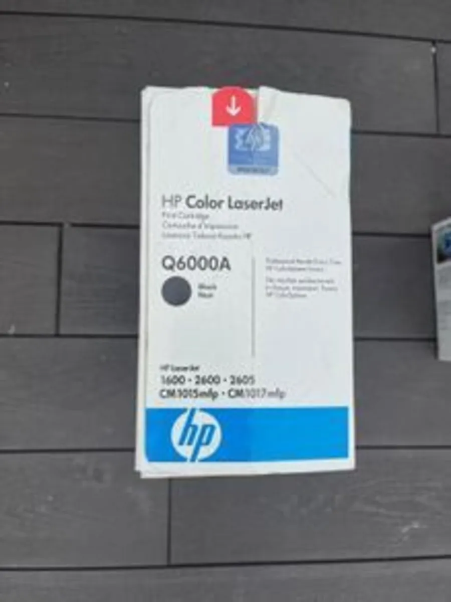 New OEM HP Q6000A Black Toner Cartridge