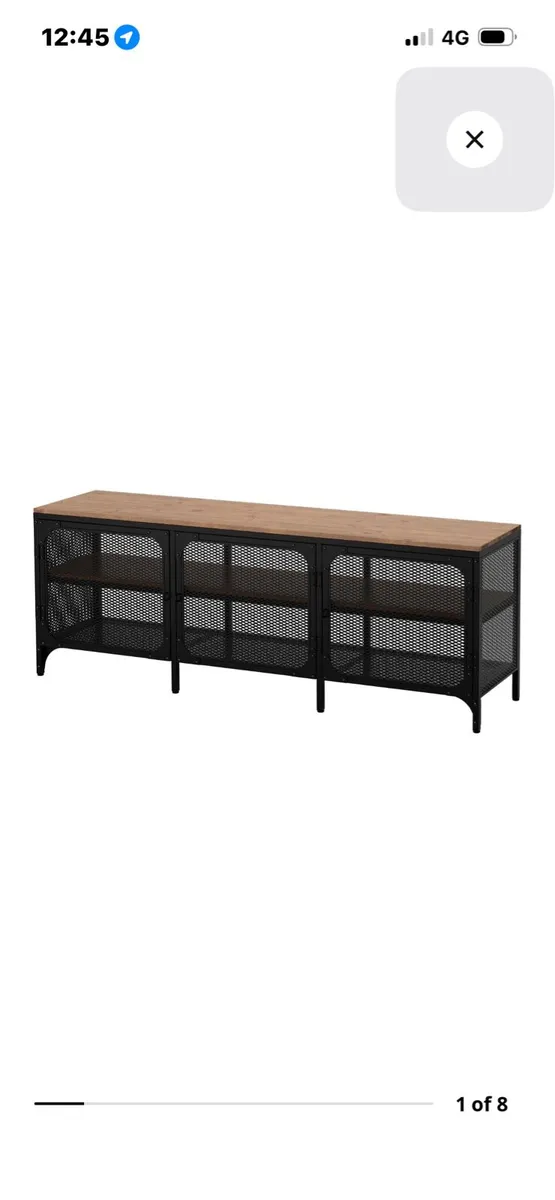 Wood and Metal Cabinets - Image 1