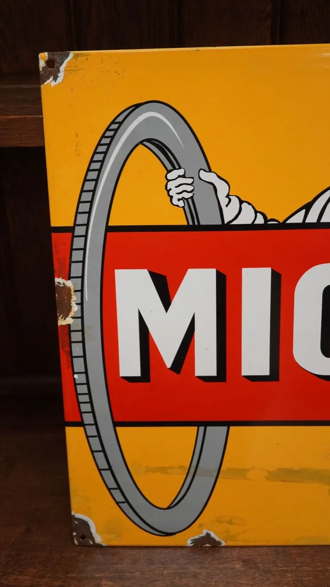 Michelin Bibendum Enamel Sign - Image 4