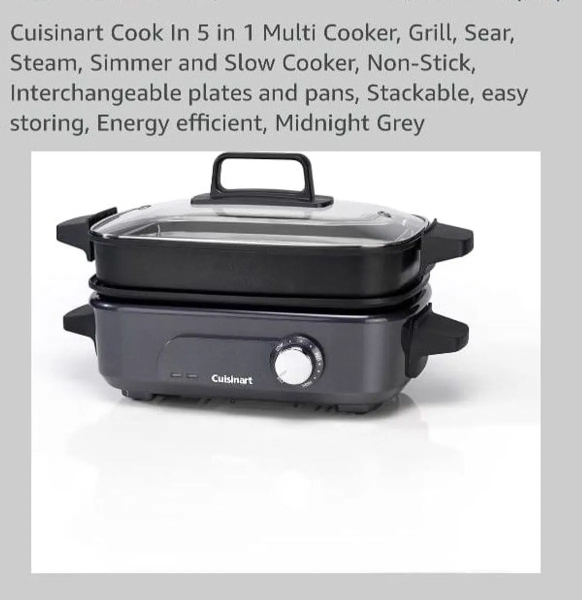 Cuisinart Cook In 5 in 1 Multi Cooker - Image 1