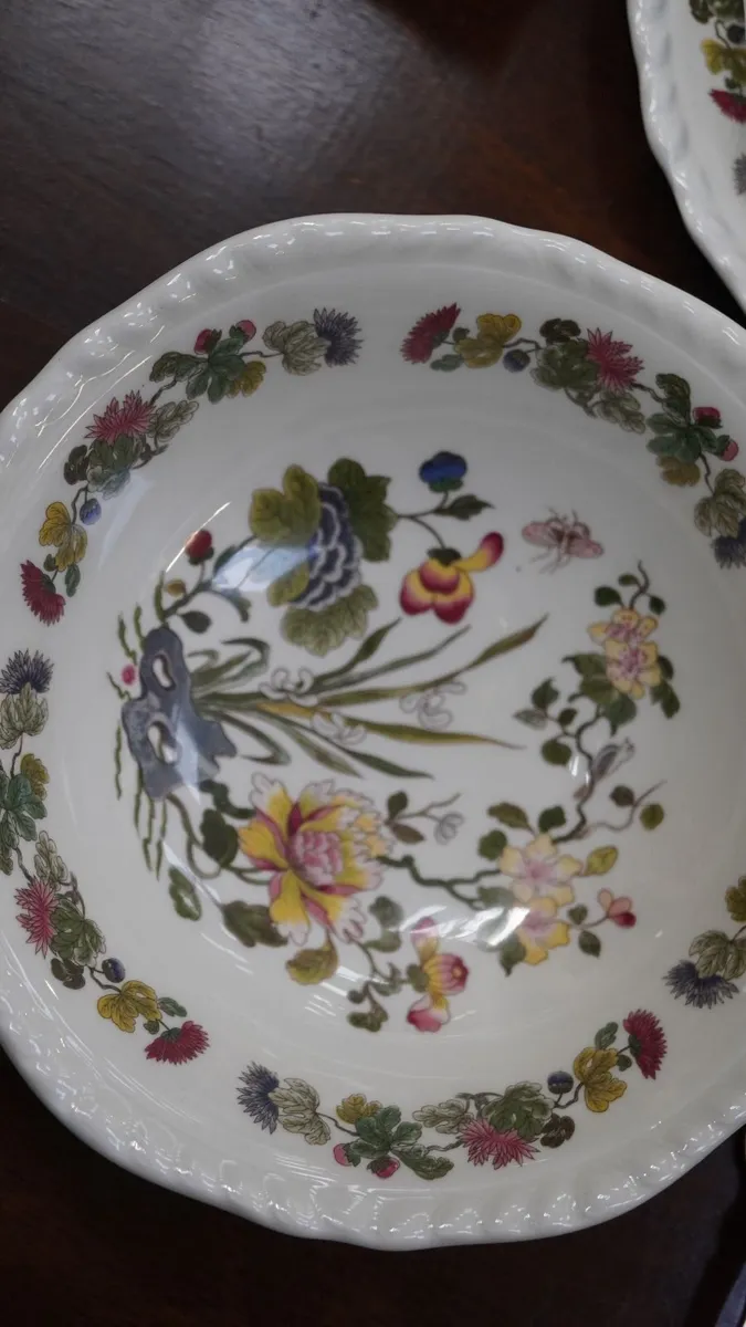 Adams Ironstone Country Meadow 57-Piece Dinnerware - Image 4