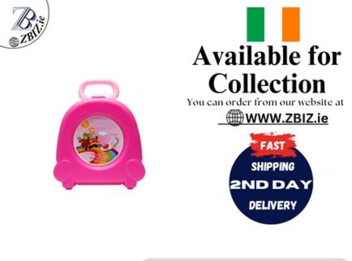 Kids Portable Travel Camp Bucket Toilet Cover - Image 1