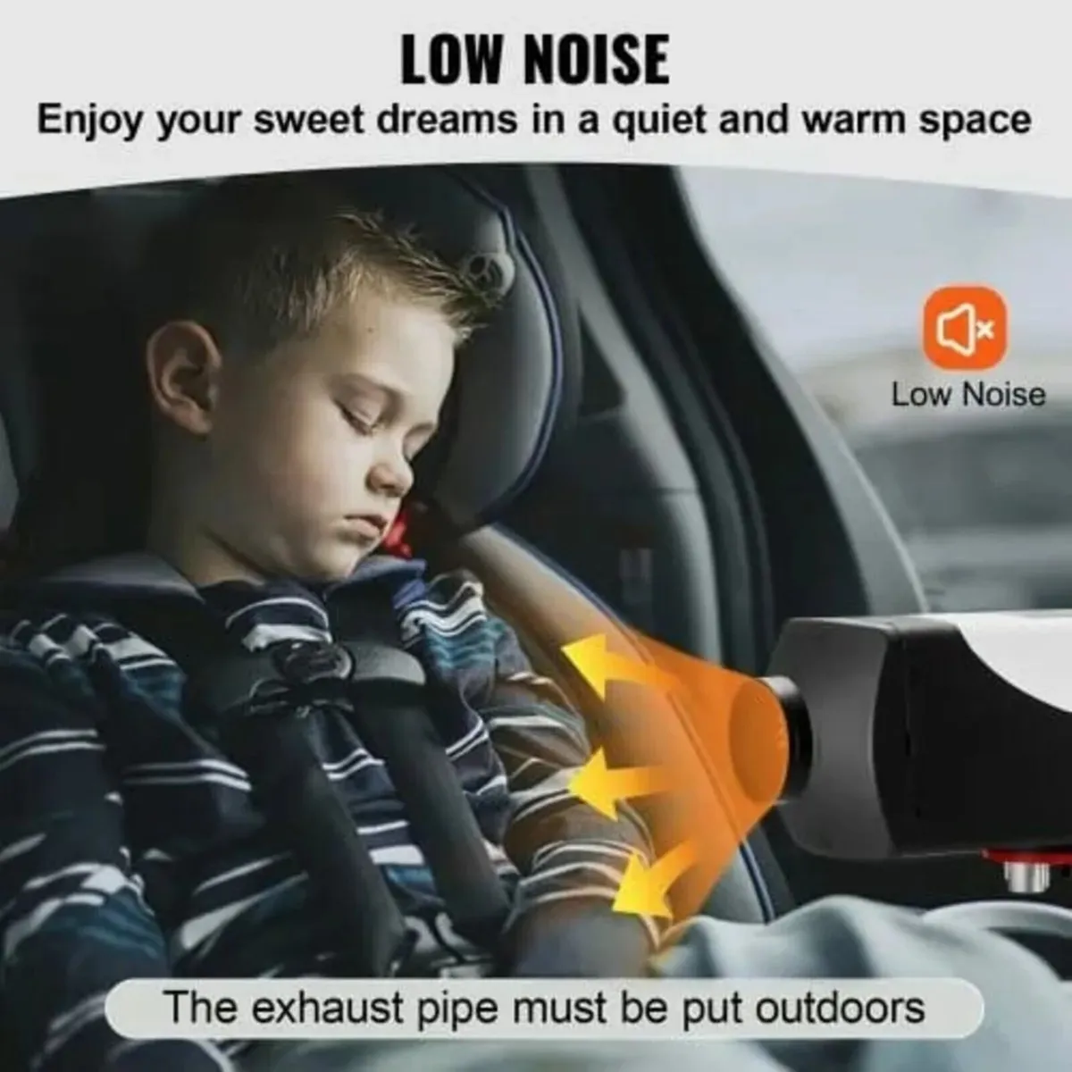 12V Diesel Parking Heater 5/8KW Powerful Fast Heat - Image 4