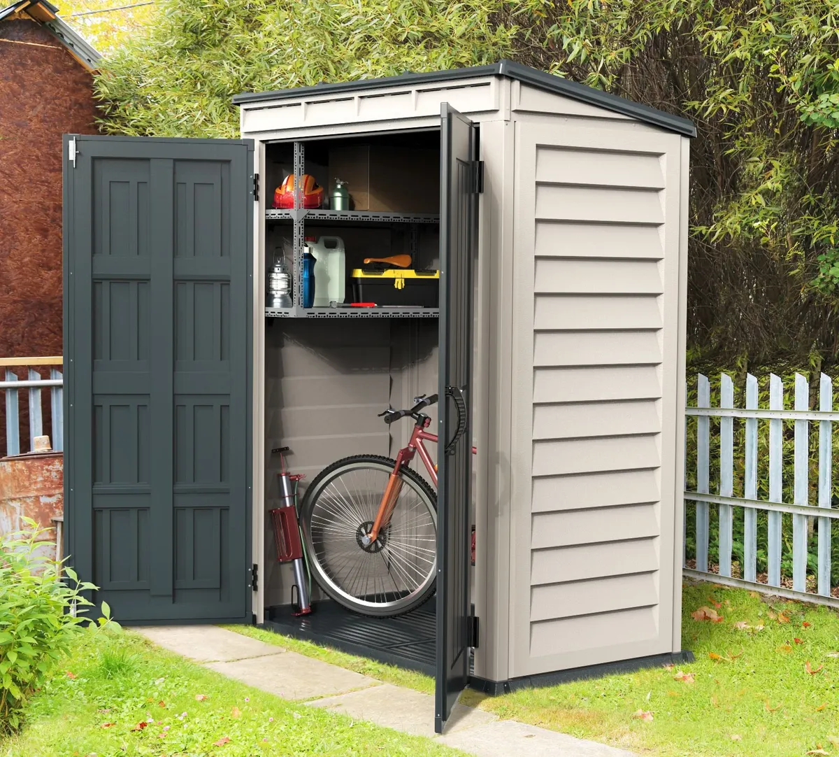 🏡 5×3 Duramax YardMate “A” Pent Vinyl Garden Shed - Image 2