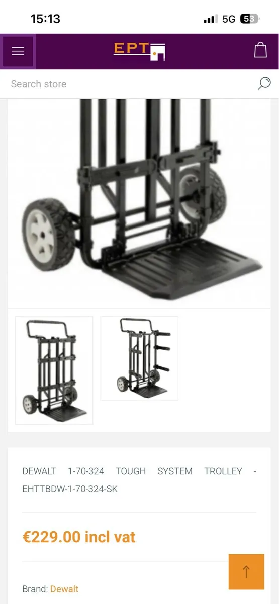 Dewalt tough system trolley - Image 2