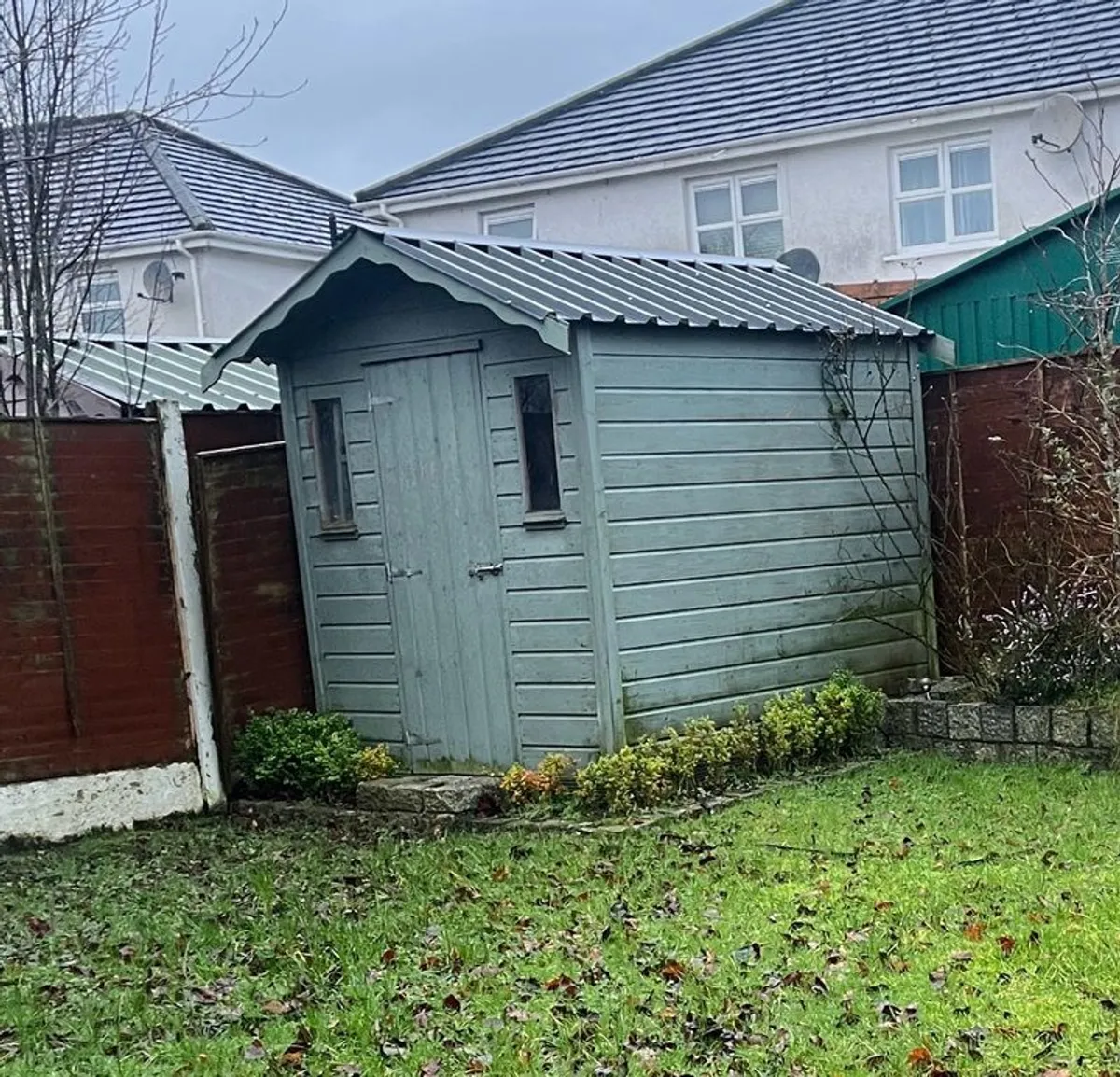 Wooden Garden Shed Steel Roof