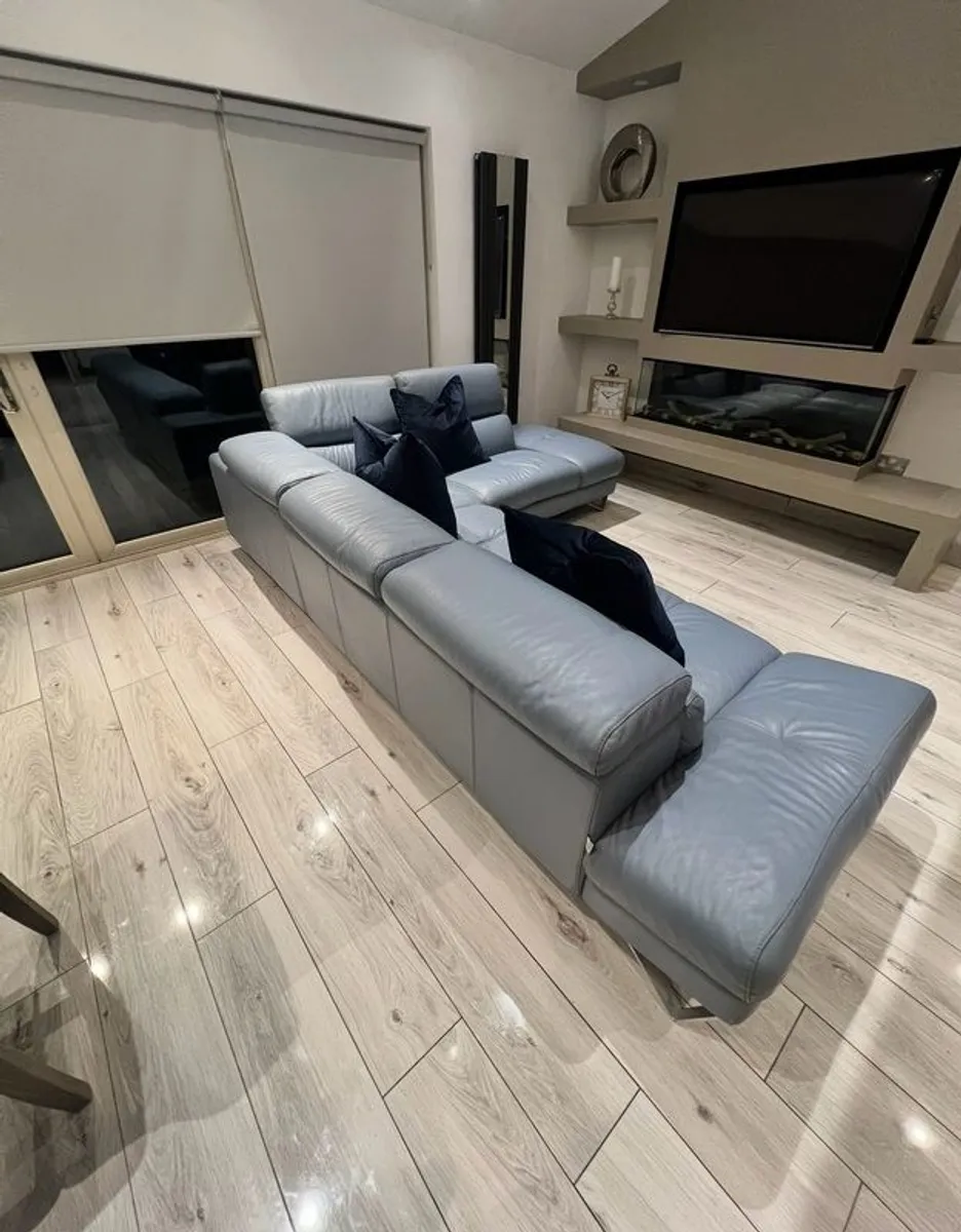 Leather corner sofa - Image 2