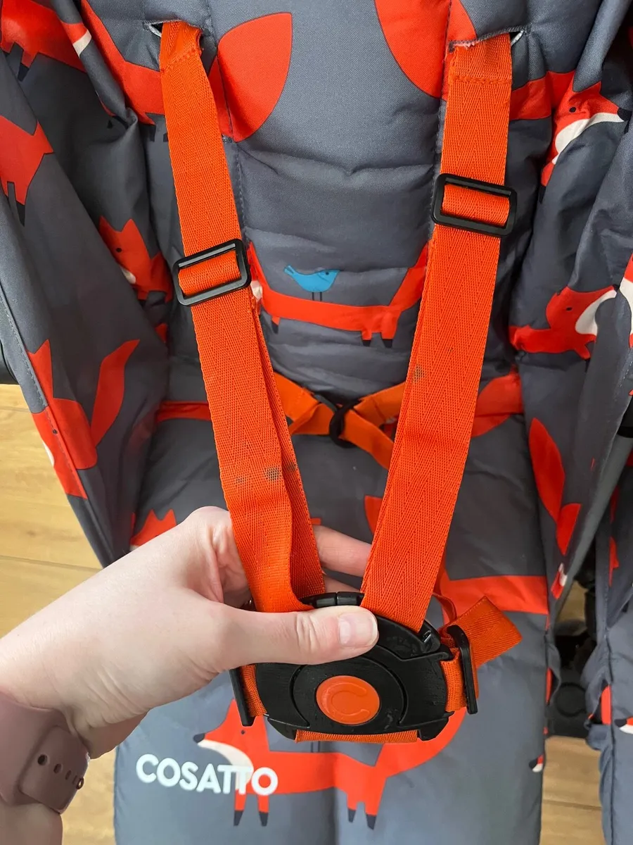 Cosatto Supa Dupa 3 Double Buggy – Fox Print - Image 2