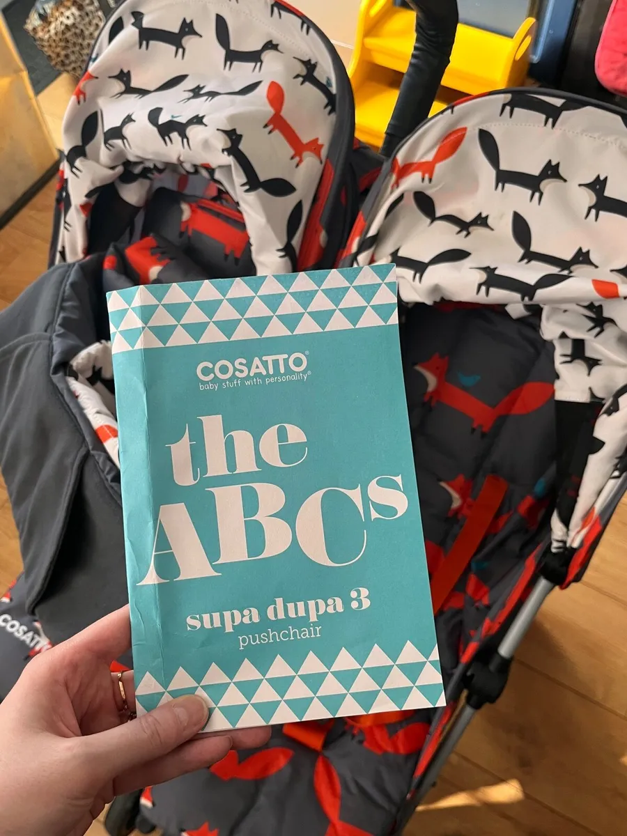 Cosatto Supa Dupa 3 Double Buggy – Fox Print - Image 4