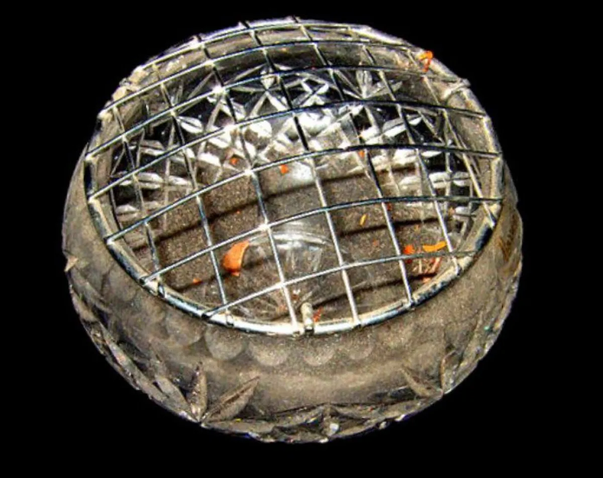 Vintage Harrods Crystal Rose Bowl - Image 3