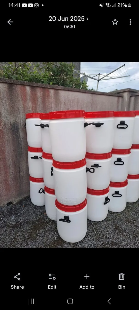 Plastic Drums Curtec Barrels - Image 1
