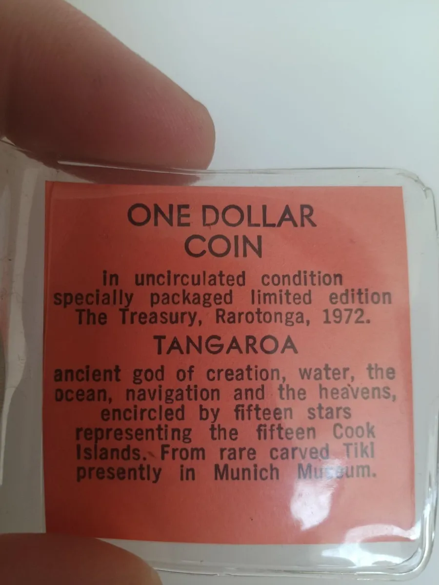 Cook Island UNC First issue $1 coin - Image 3