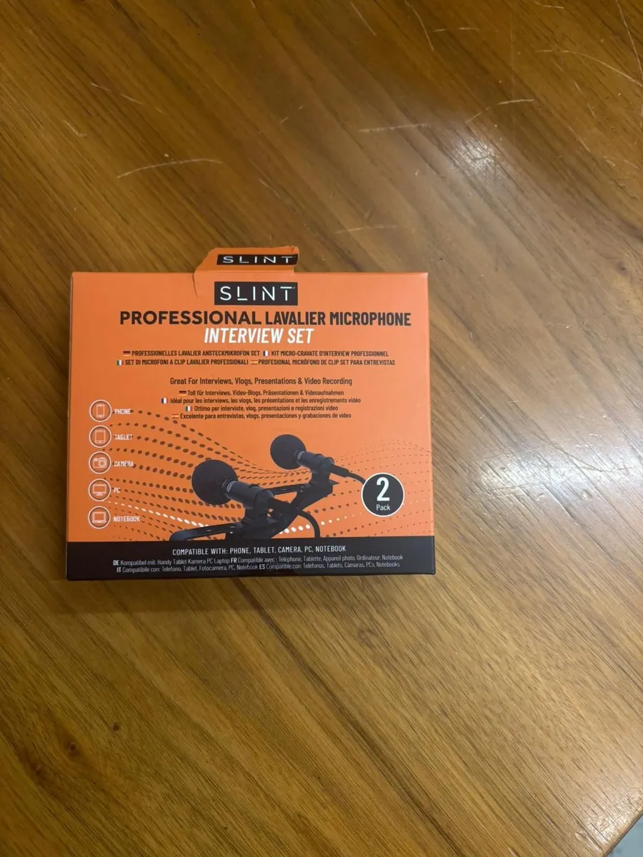 SLINT Professional Lavalier microphone - Image 1