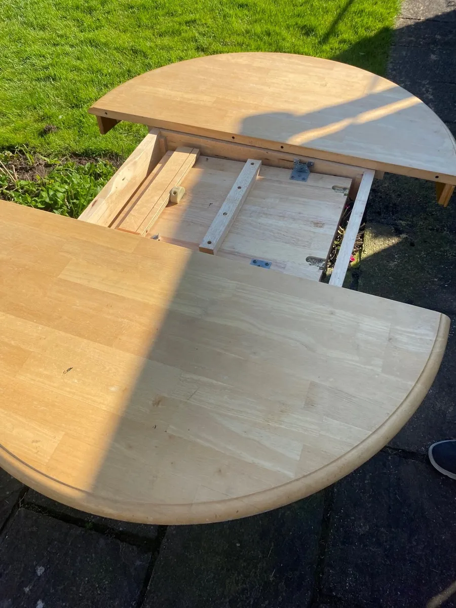 Round extendable Dining table - Image 2