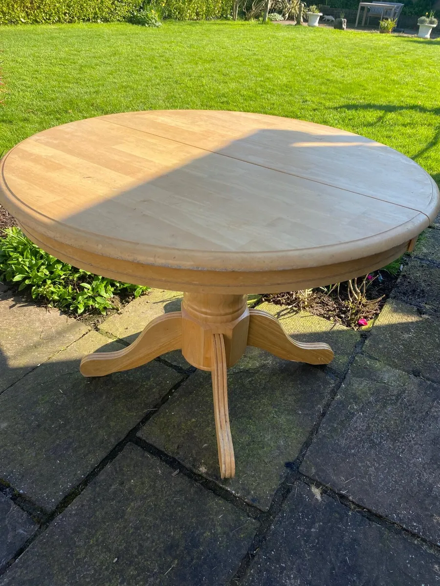Round extendable Dining table - Image 4