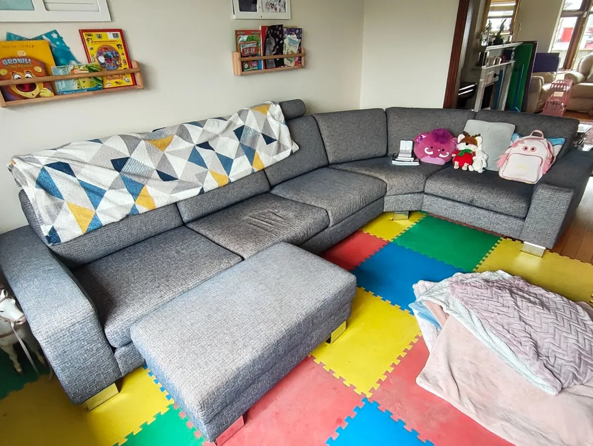 couch & stool - Image 3