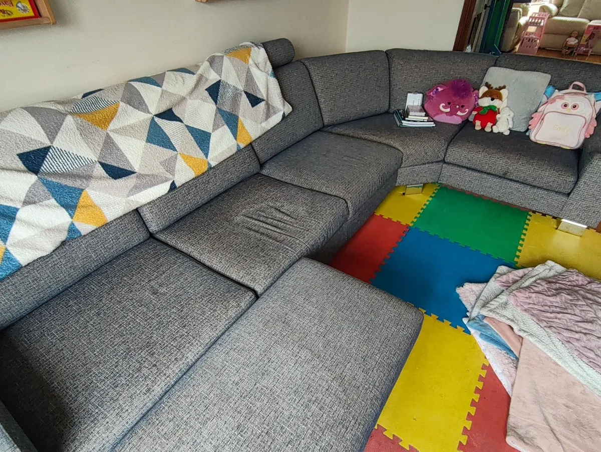 couch & stool - Image 4