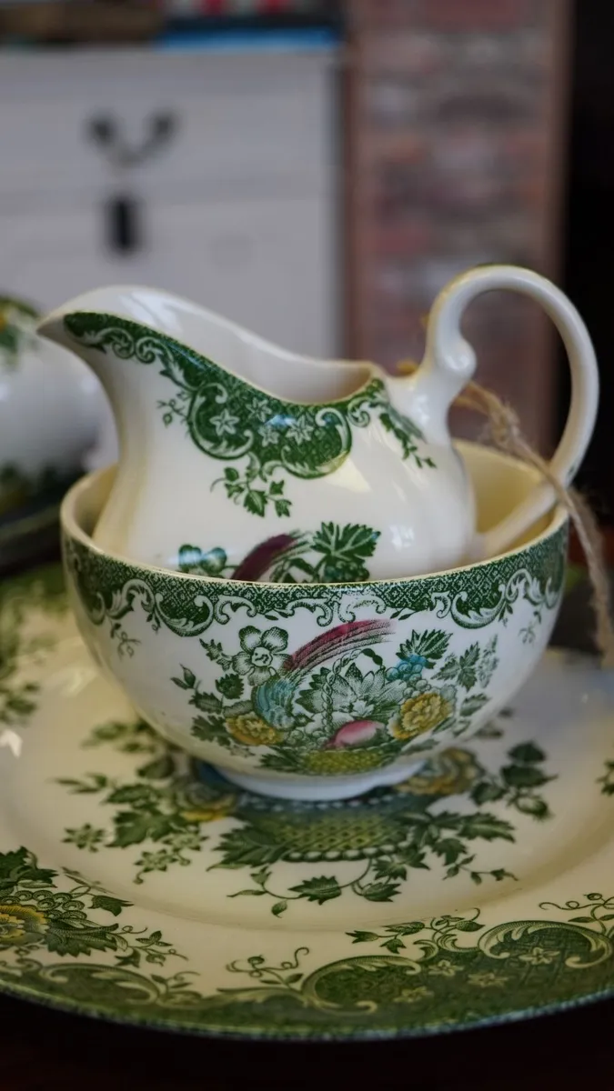 Johnson Bros Bird of Paradise Vintage Tea Set - Image 2