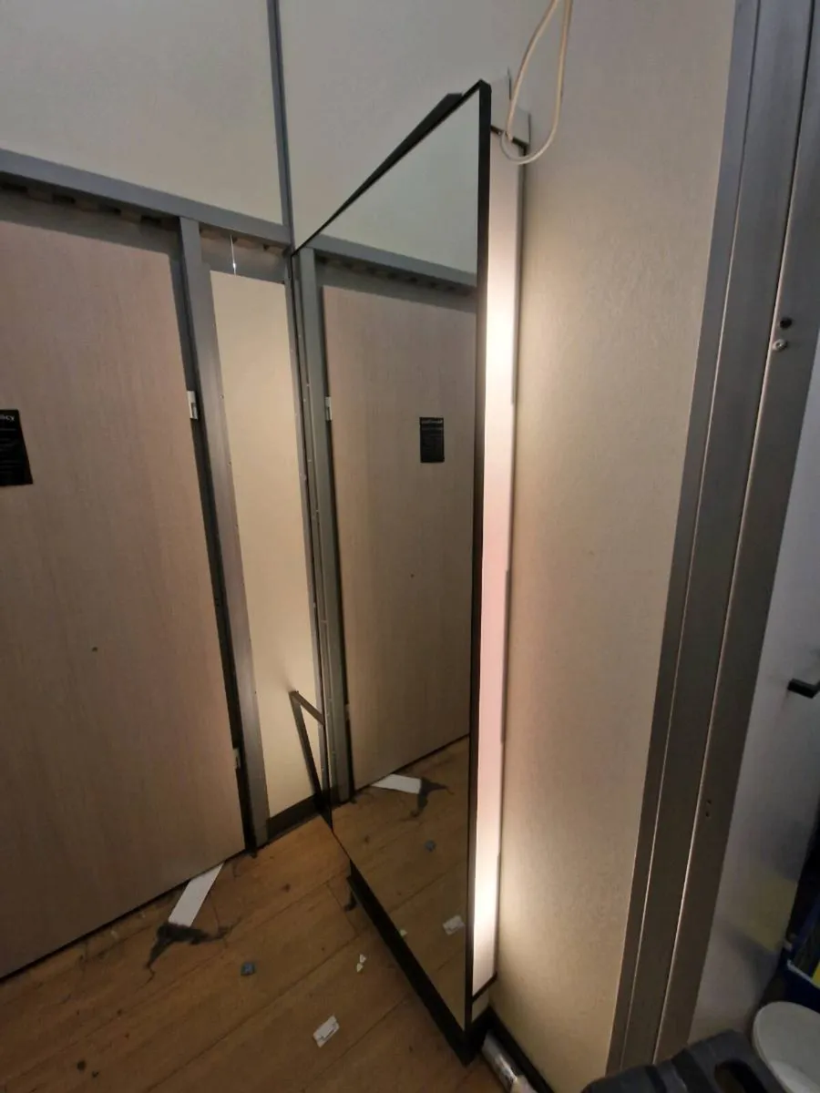 Full length mirrors with light box surround - Image 2
