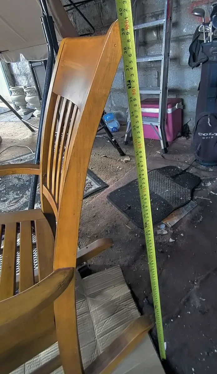 Wooden rocking chair - Image 4