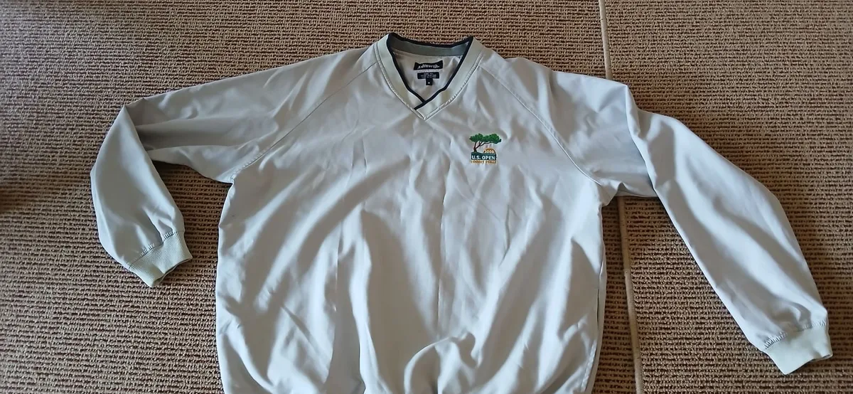 Men's Beige Golf Long sleeve jacket - Image 1