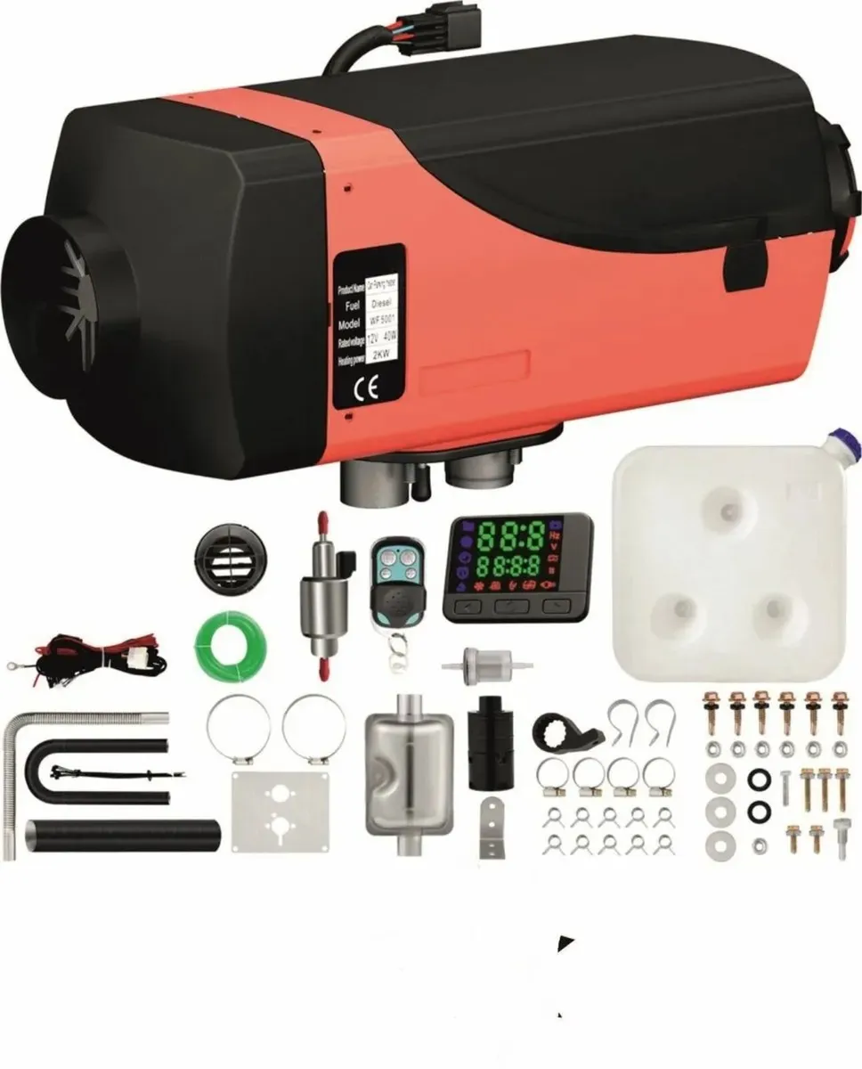 2/8KW 12V Diesel Air Heater Fast Warm Up - Image 1