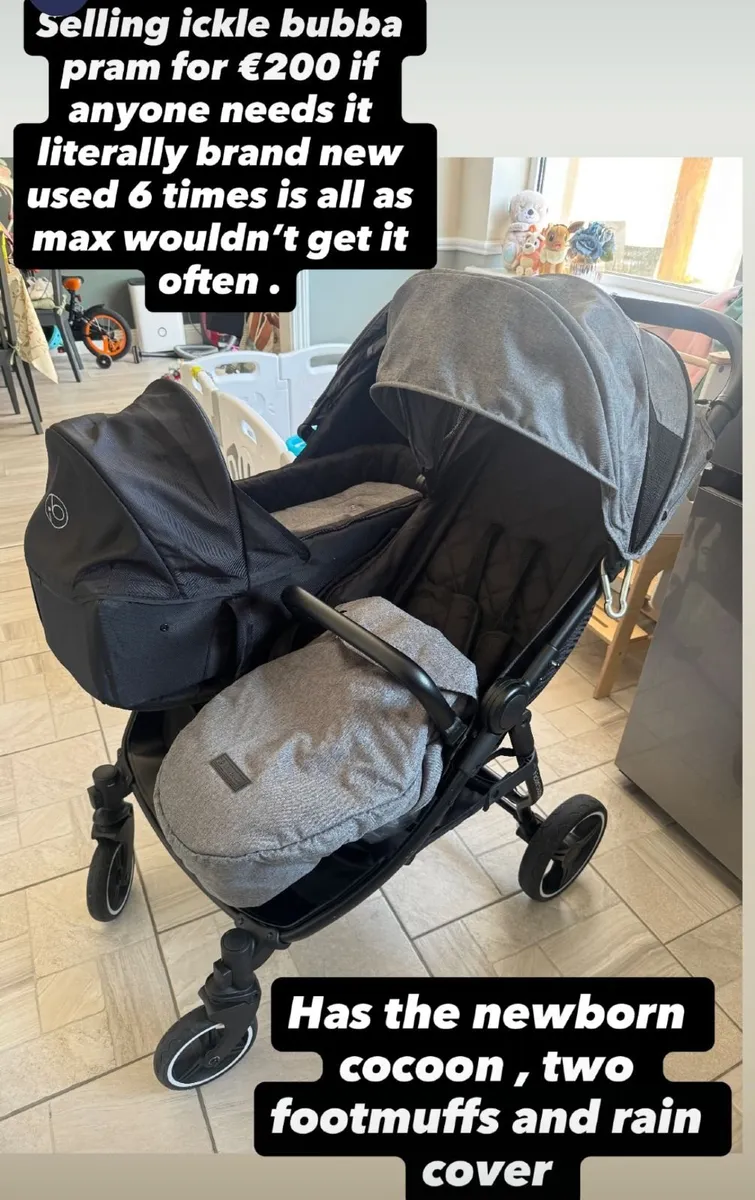 Ickle Bubba Double Buggy - Image 1