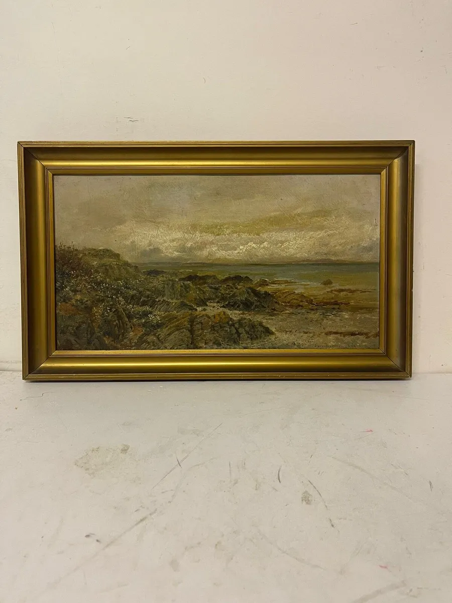 Alexander Williams RHA 1846-1930 oil board - Image 1