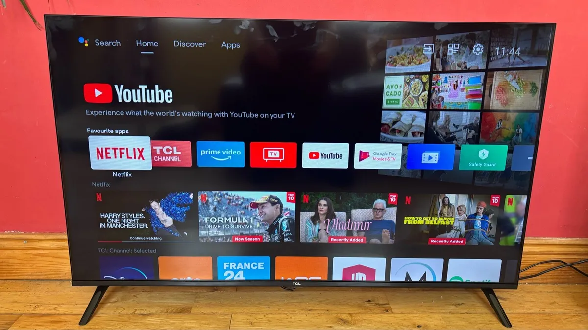 43” TCL QLED Smart TV weeks old - Image 1