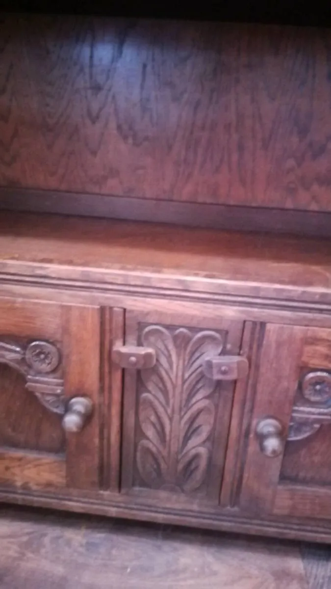 Vintage carved book case - Image 4