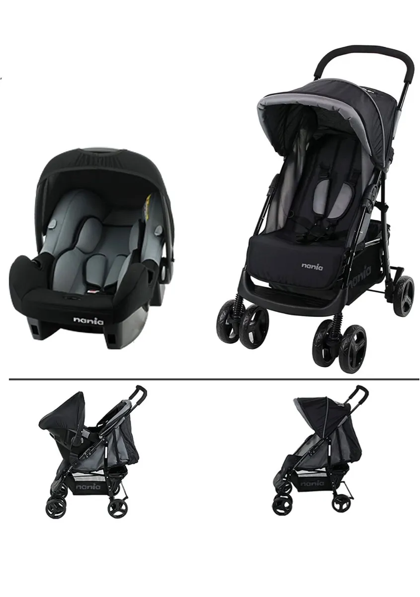Compact stroller with car seat - Image 2